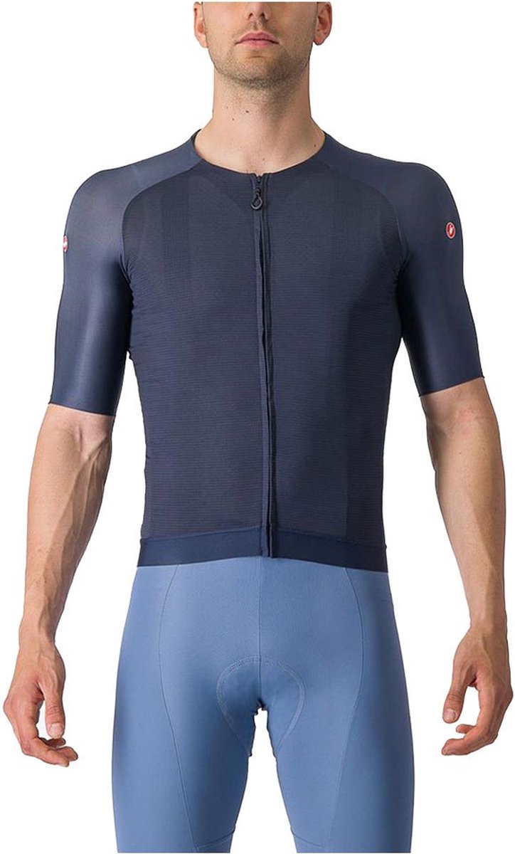 Castelli Aero Race 7.0 Korte Mouw Wielertrui Blauw 2XL Man