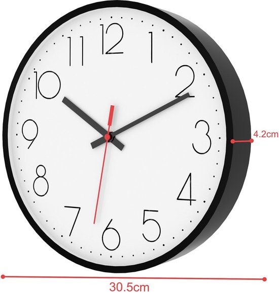 Explore Scientific RAC1002 Wall Clock, Diameter 25 cm, Remotely