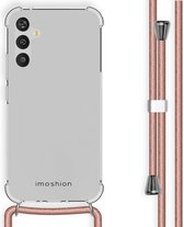 iMoshion Hoesje Geschikt voor Samsung Galaxy A34 (5G) Hoesje Met Koord - iMoshion Backcover met koord - Transparant