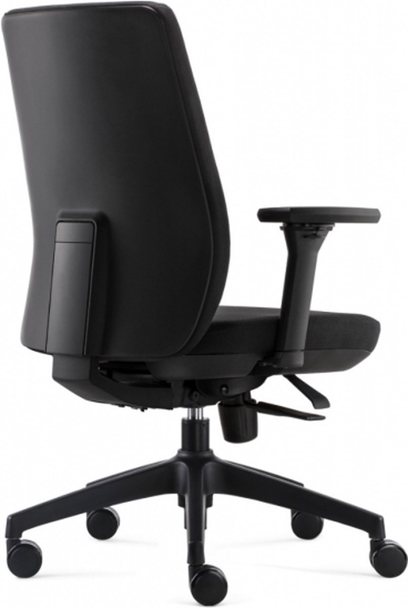 OrangeLabel Ergonomische Bureaustoel Series 31 type 8. Voorzien van 4D armleggers en Comfort rug en voldoet aan de NEN EN 1335 Normering