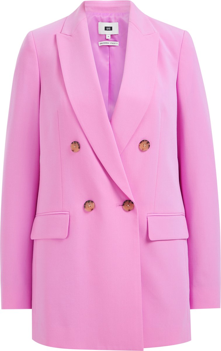 WE Fashion Dames regular fit double-breasted blazer