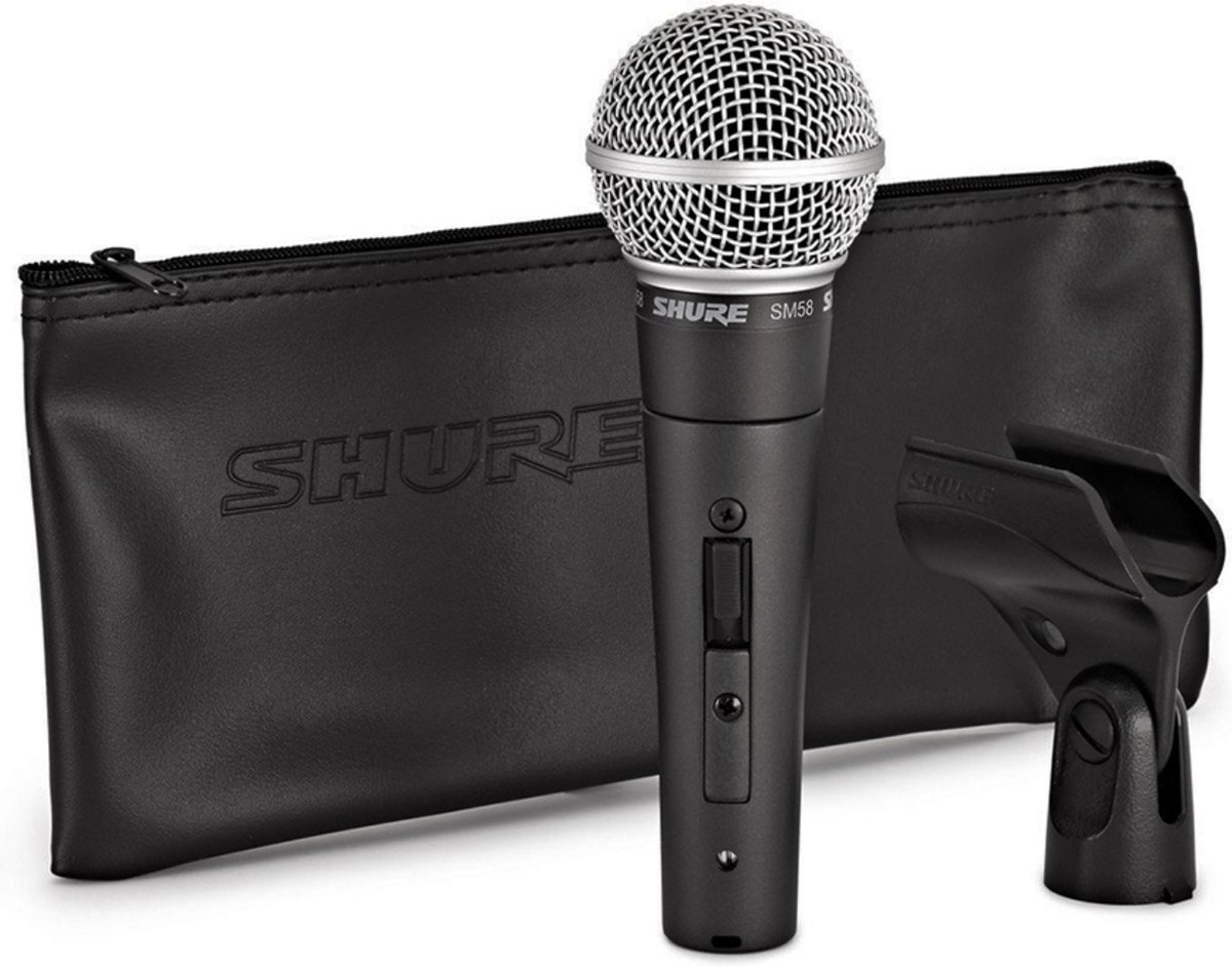 Shure SM58 SE dynamische zangmicrofoon - met aan/uit knop