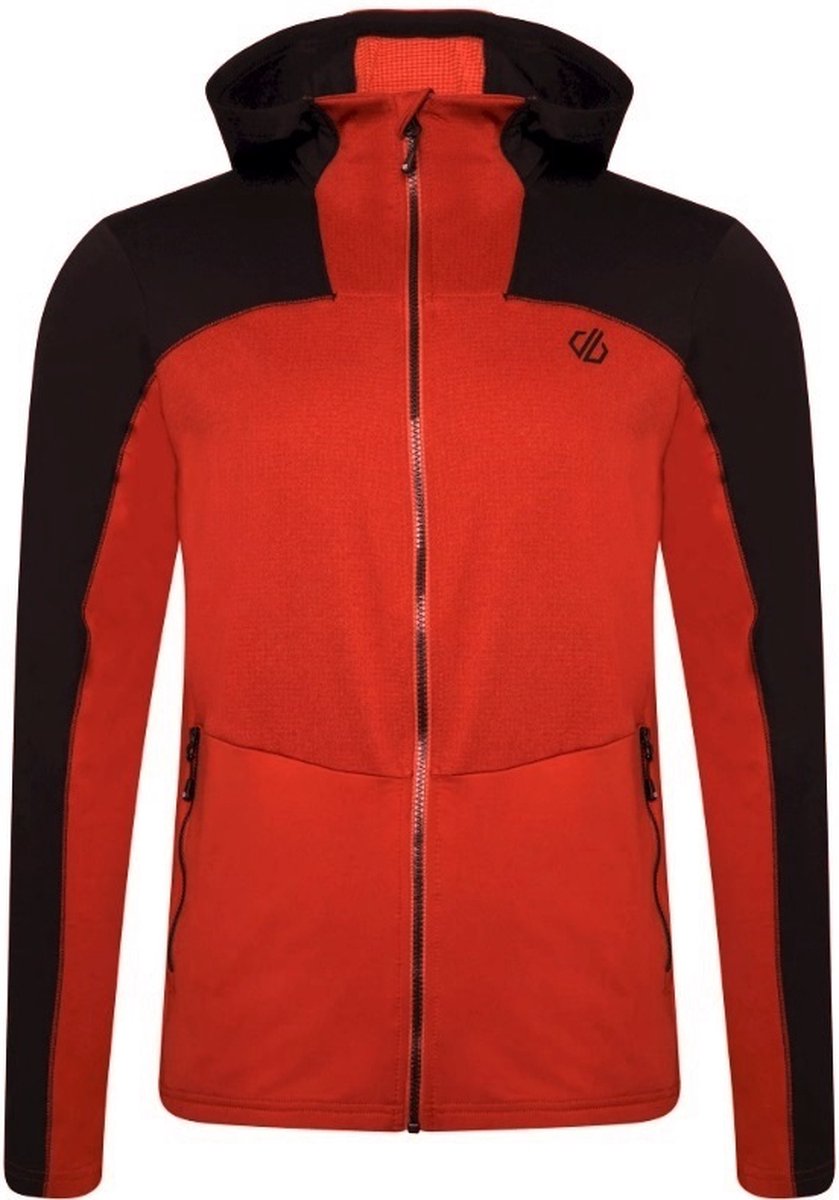 Dare2B Heren Revive II Core Stretch Hoodie /Blck Infared