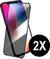 Screenz® - Matte Screenprotector geschikt voor iPhone XS Max/ 11 Pro Max - Tempered glass - Screen protector geschikt voor iPhone XS Max/ 11 Pro Max - Beschermglas - Mat Glasplaatje - 2 stuks