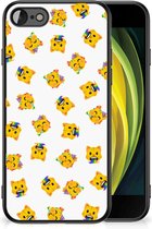 Back Case geschikt voor iPhone SE 2022 | SE 2020 | 7/8 Katten Emojis