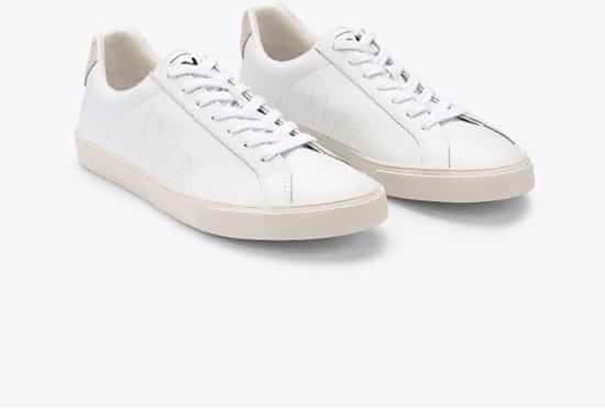 VEJA Esplar Leather - Heren Sneakers Schoenen Leer Wit EA0200001B - Maat EU 45 US 11.5