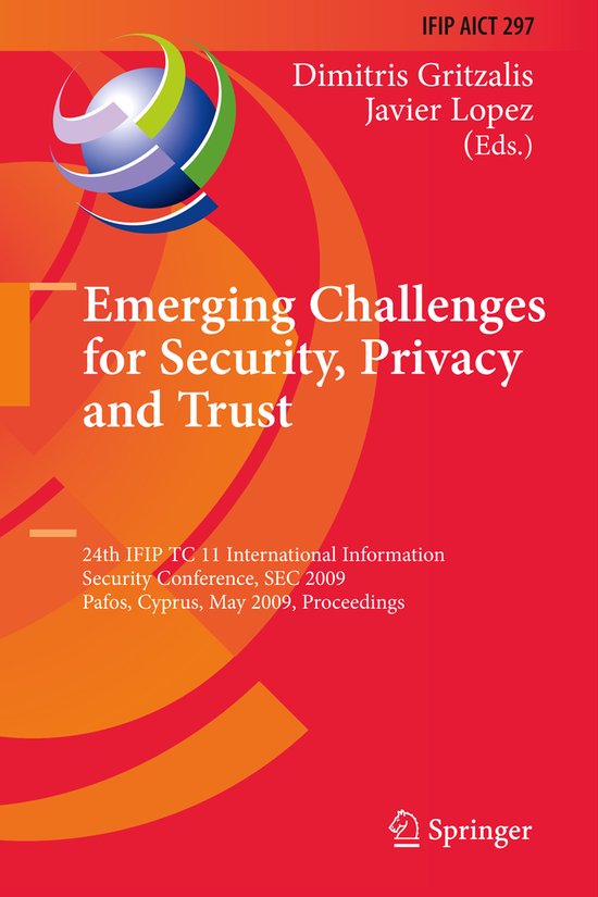 Emerging Challenges for Security, Privacy and Trust - cover