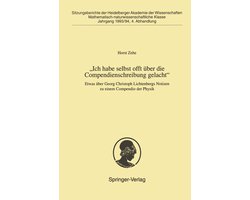 "Ich habe selbst offt über die Compendienschreibung gelacht"