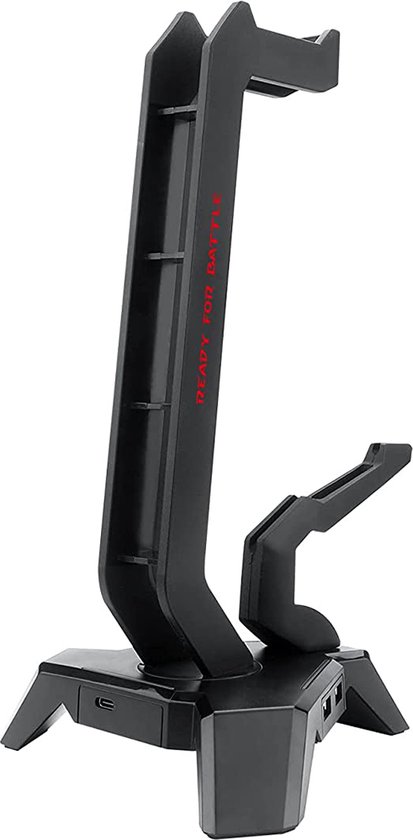 Redragon Scepter Elite HA311 - RGB Koptelefoonhouder - Joystickhouder - stand voor headset en controller - 4 usb poorten - REDRAGON