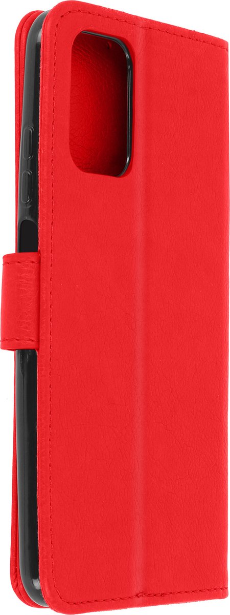 Geschikt voor Xiaomi Redmi Note 10 Pro Bookcover Video Support Functie rood