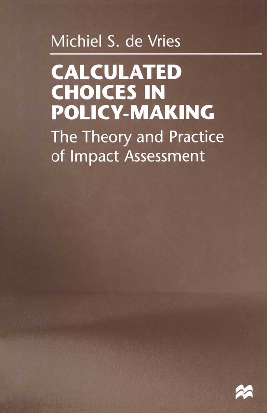 Calculated Choices in Policy-Making - cover