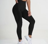 Gymlegging BUTTLIFT - Maat L - Zwart - Pushup Legging - Fitness Legging - Sportlegging - Sportkleding - Yoga legging