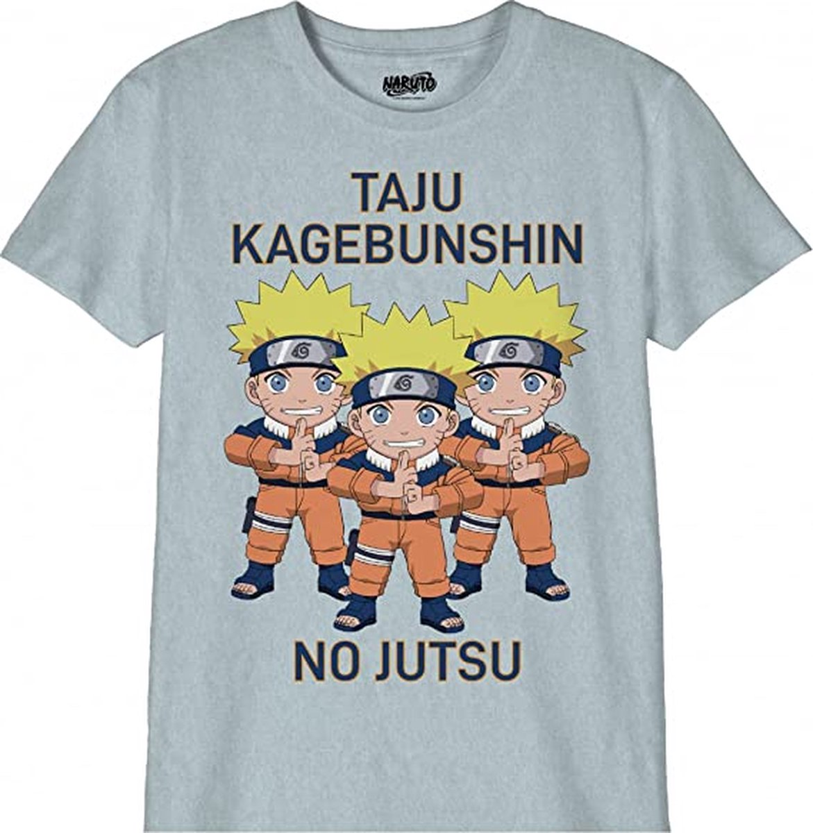 NAME IT Nkmmacar Naruto SS Top Noos - T-Shirt Garçon Sky