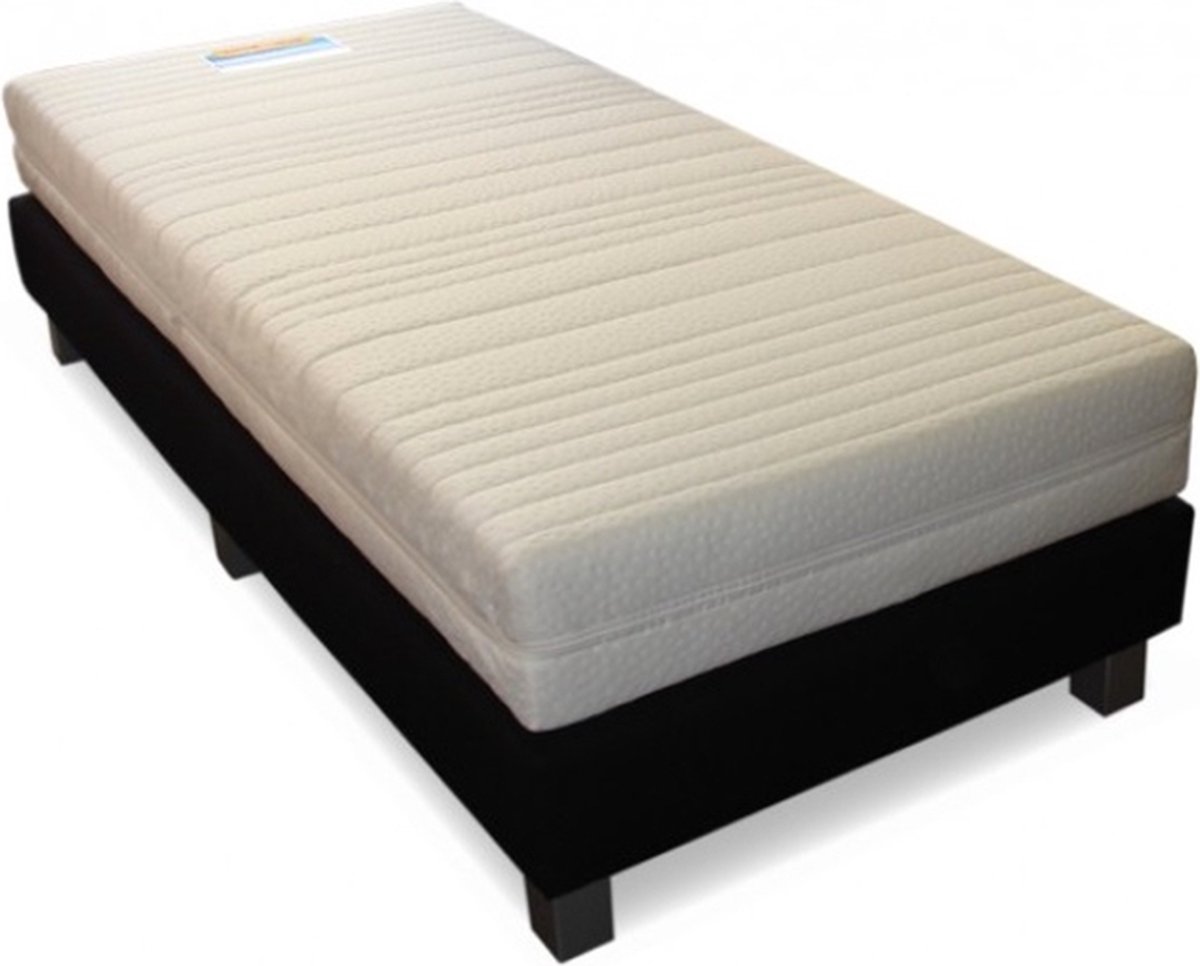 De goedkoopste boxspring van Nederland - Boxspring Amsterdam - 70x200 - crème - beige