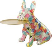 J-Line Bulldog Tray Pop-Art Poly