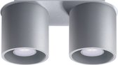 Sollux Lighting - Plafondspot ORBIS 2 grijs