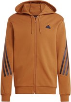 ADIDAS SPORTSWEAR Fi 3S Sweatshirt Met Volledige Rits Mannen Bronze - Maat M