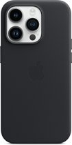 Apple Leren hoesje met MagSafe geschikt voor iPhone 14 Pro Max - Middernacht
