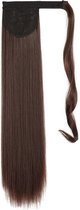 WiseGoods Luxe Hair Extension Ponytail Ladies - Postiche - Postiche - Perruque - Perruques - Cheveux - Barrette - Queue de Cheval Marron 56cm
