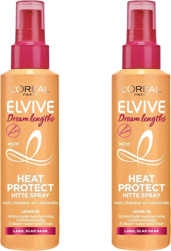 L'Oréal Paris Elvive Dream Protection thermique Heat Protection - 2 Pièces  - Cheveux