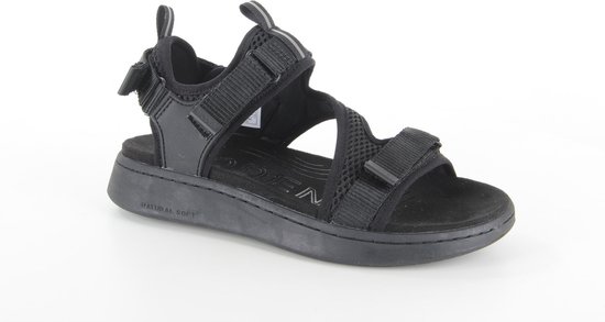 Woden WL930-020 dames sandalen sportief maat 37 zwart