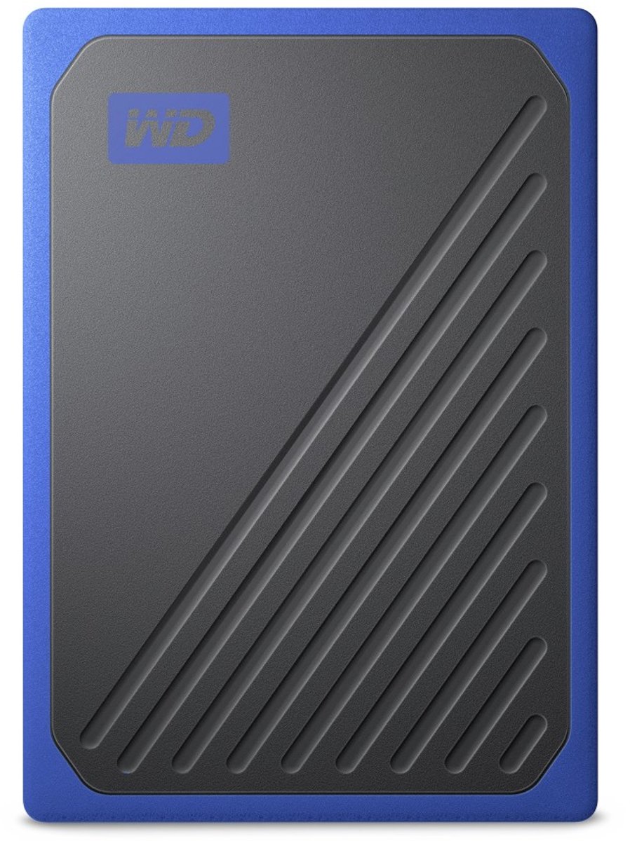 Western Digital My Passport Go - Externe SSD - 500 GB - Blauw
