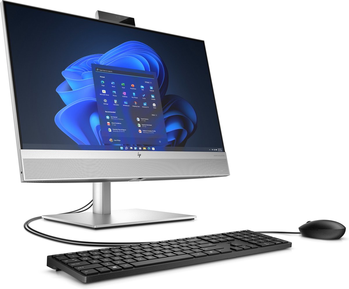 HP EliteOne 840 G9 Intel® Core™ i5 i5-12500 60,5 cm (23.8") 1920 x 1080 Pixels Alles-in-één-pc 16 GB DDR5-SDRAM 256 GB SSD Windows 11 Pro Wi-Fi 6E (802.11ax) Zilver