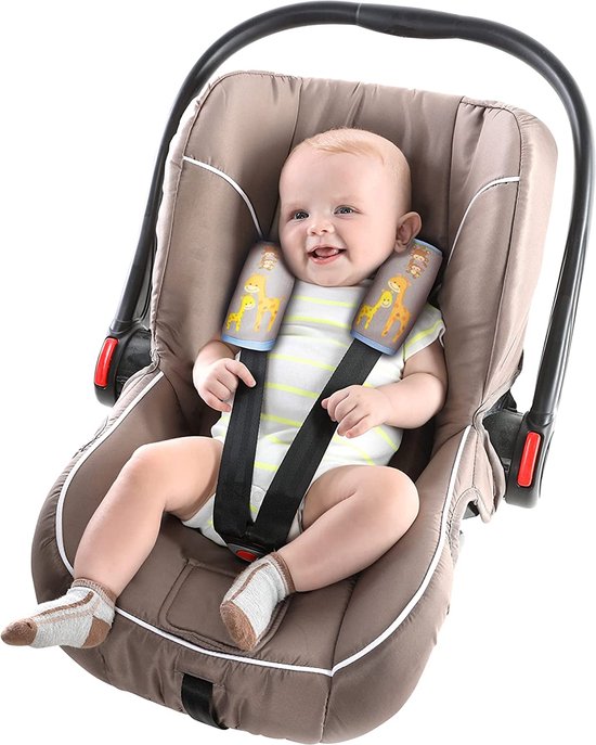 Baby wandelwagen Reiswieg Veiligheidsgordel Beschermer met Baby Dieren Mama  -... | bol.com