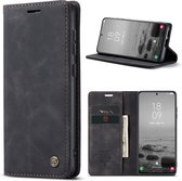 CaseMe - Telefoonhoesje geschikt voor Samsung Galaxy S23 Plus - Wallet Book Case - Met Magnetische Sluiting - Zwart