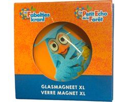 Glasmagneet - de Fabeltjeskrant - koelkastmagneet - Tv series van vroeger - Meneer de Uil - 5 cm