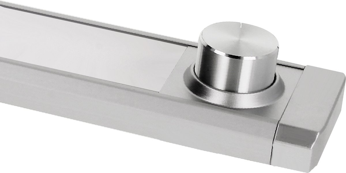 LED keukenverlichting 60cm Calina opbouw 8W switch tone aluminium dimbaar