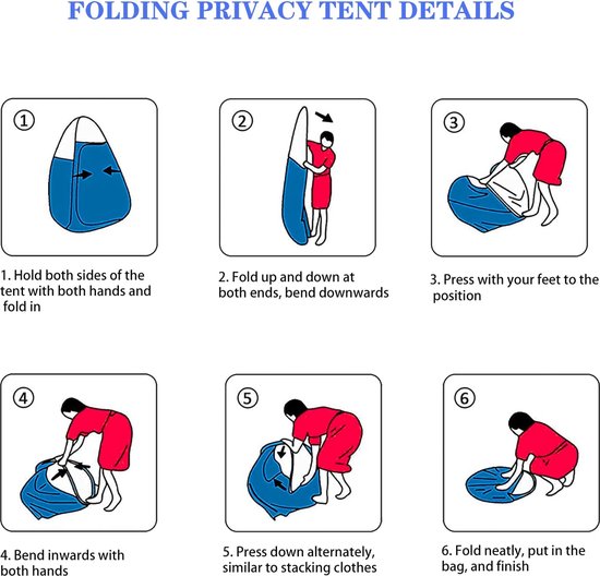 NordFalk douchetent pop-up 190 cm - Camping douche - Omkleedtent - incl