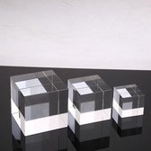 Gws Kristallen Kubus voor Fotografie – Kubus Prisma - Heldere kristallen Cube – 50 mm
