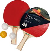 Jouez au Tennis de table ou au ping-pong ensemble de 2 raquettes et 9 x balles de tennis de table