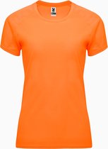 Maillot de sport femme Oranje fluo manches courtes Bahreïn marque Roly taille L