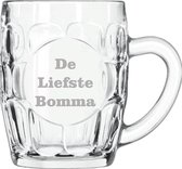 Chope à bière gravée - 55cl - De Lieveste Bomma