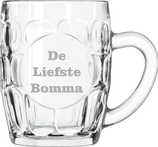 Bierpul gegraveerd - 55cl - De Liefste Bomma