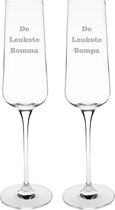 Champagneglas gegraveerd - 27cl - De Leukste Bomma-De Leukste Bompa