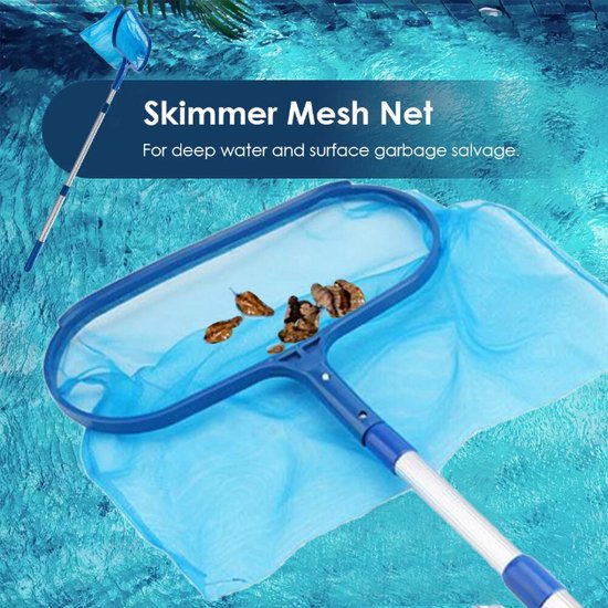 Zwembad Schepnet - Schepnet - Visnet - Geschikt voor Zwembad / Jacuzzi / Vijver - Inclusief Steel - New Age Devi