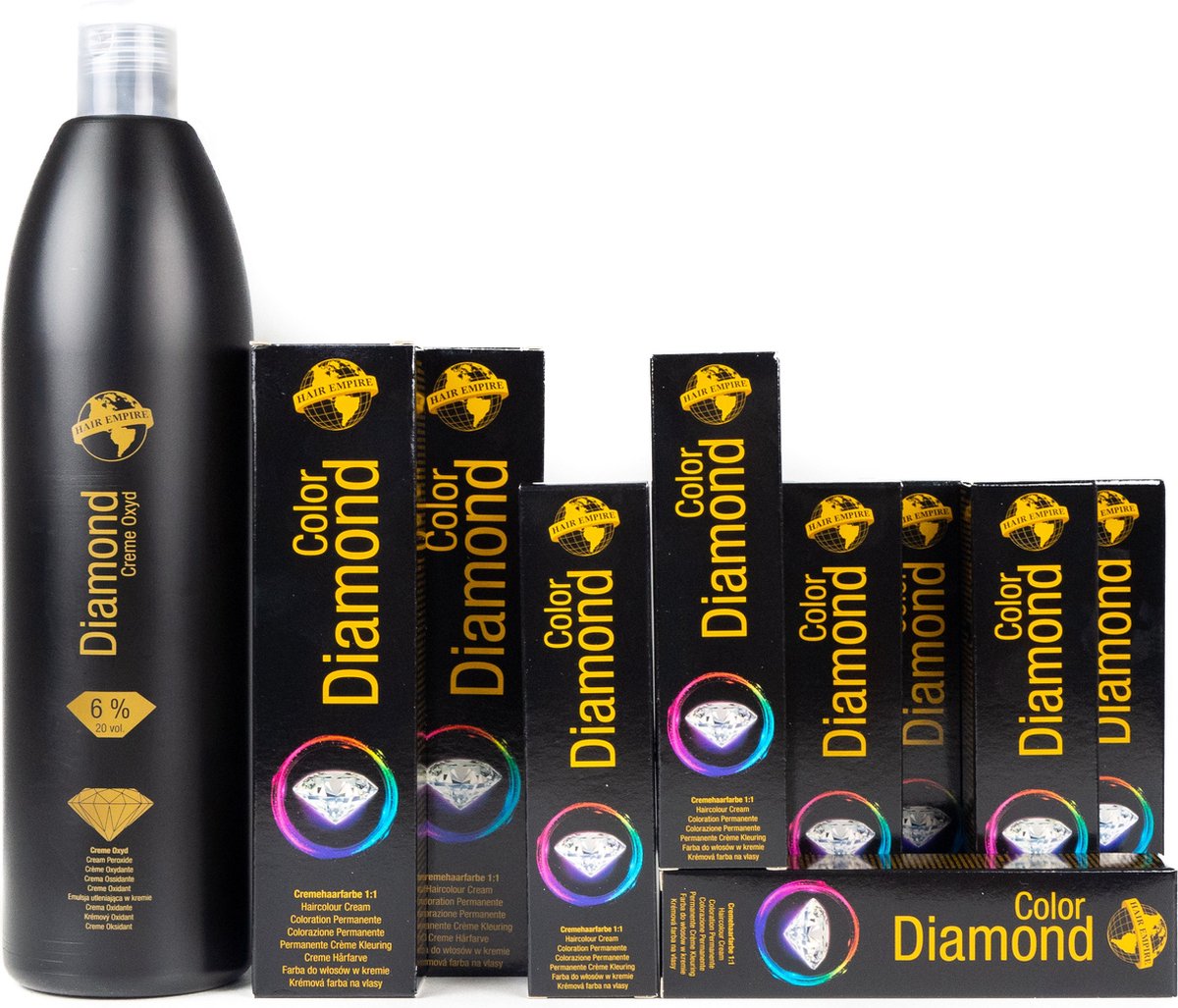 Hair Empire Diamond Color 66/44 Dunkelblond intensiv rot