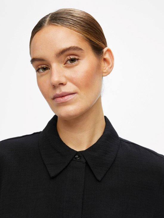 Objsanne L S Shirt Black