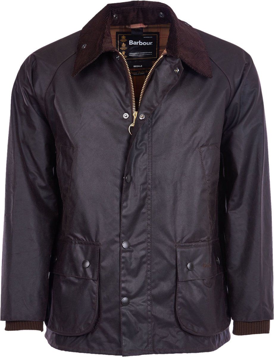 Barbour Bedale Wax Jas Bruin - Maat 50 - Heren - Wax jassen