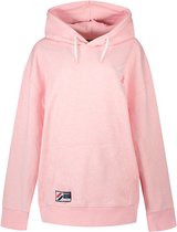 SUPERDRY Code APQ OverSized Capuchon Dames - Roseate Pink Marl - XS-S