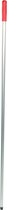 Betra Universeel bruikbare bezem/vloertrekker/mop steel aluminium - wit/rood - 145 cm