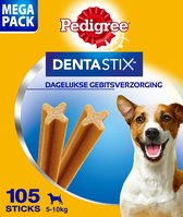 Pedigree Dentastix Mini - Kauwstaaf Gebitsverzorgende Hondensnacks - 105 stuks