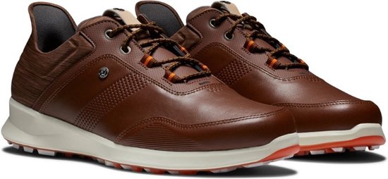 Chaussures de Chaussures de golf pour homme - Footjoy Stratos - Cognac - 43  | bol