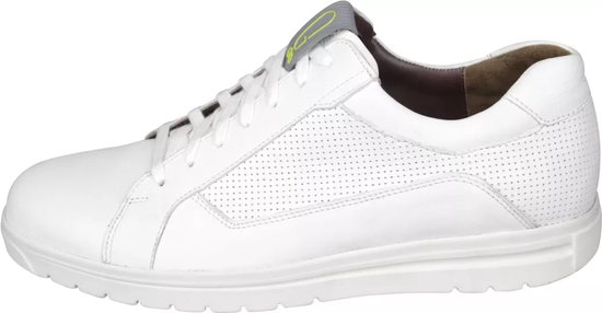 Gijs H witte sneaker (Maat - 7,5, Kleur - Wit)