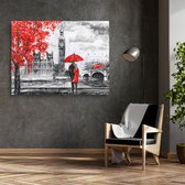 Luxe Canvas Schilderij Couple | 100x150 | Woonkamer | Slaapkamer | Kantoor | Muziek | Design | Art | Modern | ** 2CM DIK! **