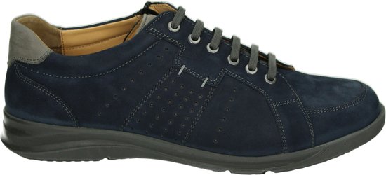 Strober PASCAL 57056H3 - Heren sneakersHeren veterschoenVrije tijdsschoenen - Kleur: Blauw - Maat: 45