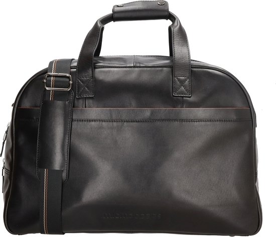 BAOSHA HB 14 Vintage Canvas PU Leer Unisex Handbagage Reistas Sporttas Weekendtas Voor Korte Reis In Het Weekend Vakantie Werktas 40 Liter Bijgewerkt Zwart 21 3 13 9 4 Zoll 670448378